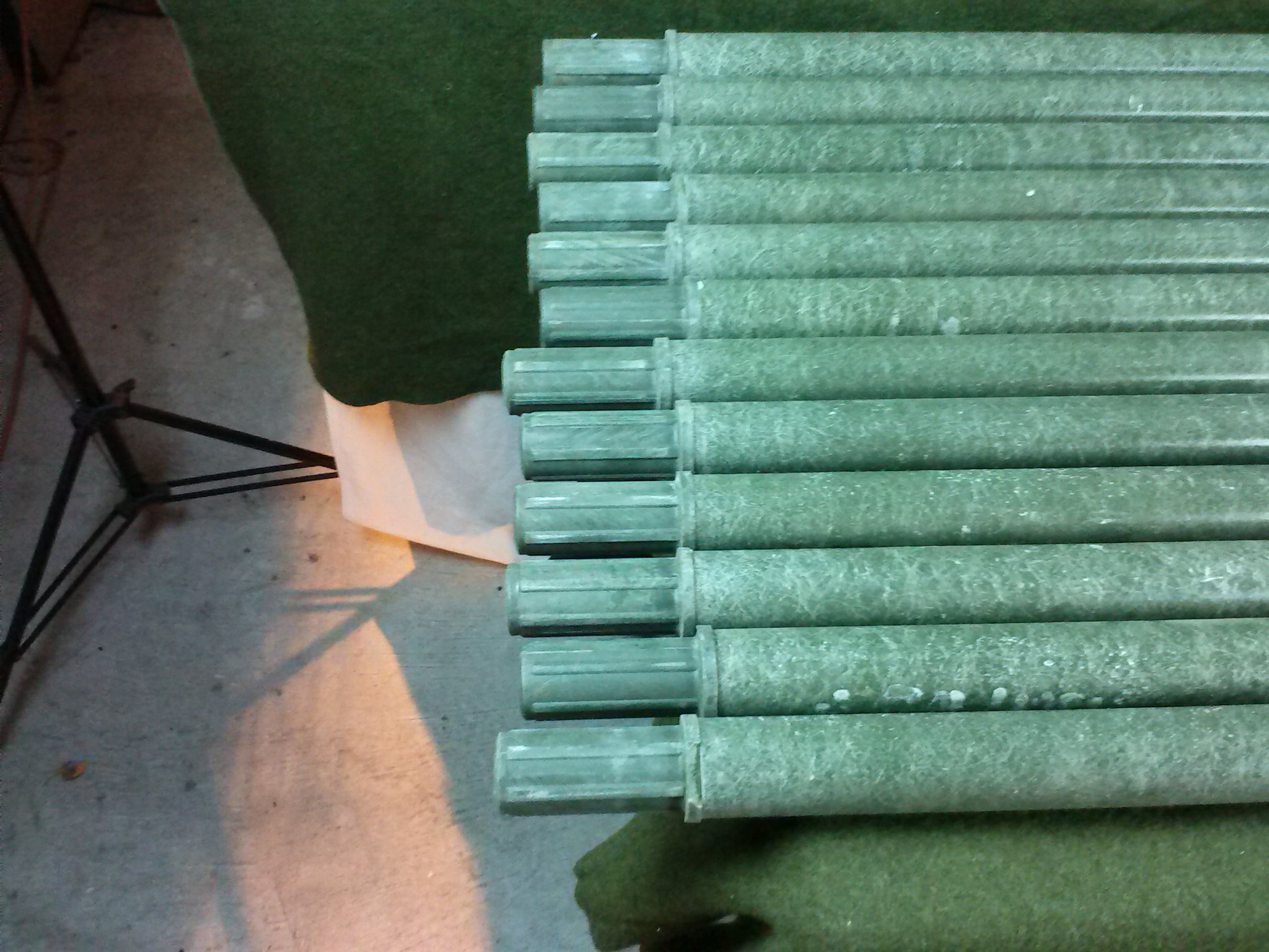 12 4' Fiberglass Stacking Antenna Mast Poles With Bag eBay