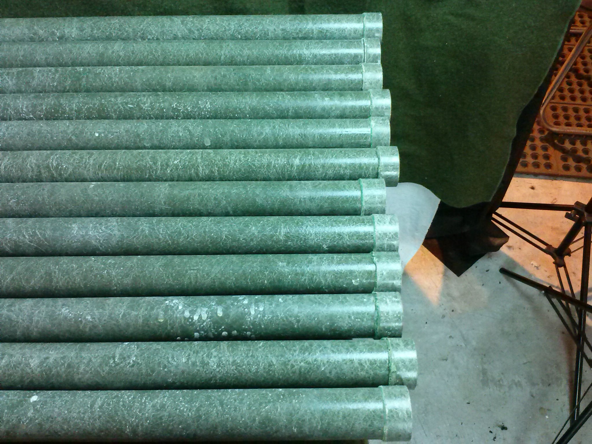 12 4' Fiberglass Stacking Antenna Mast Poles With Bag eBay