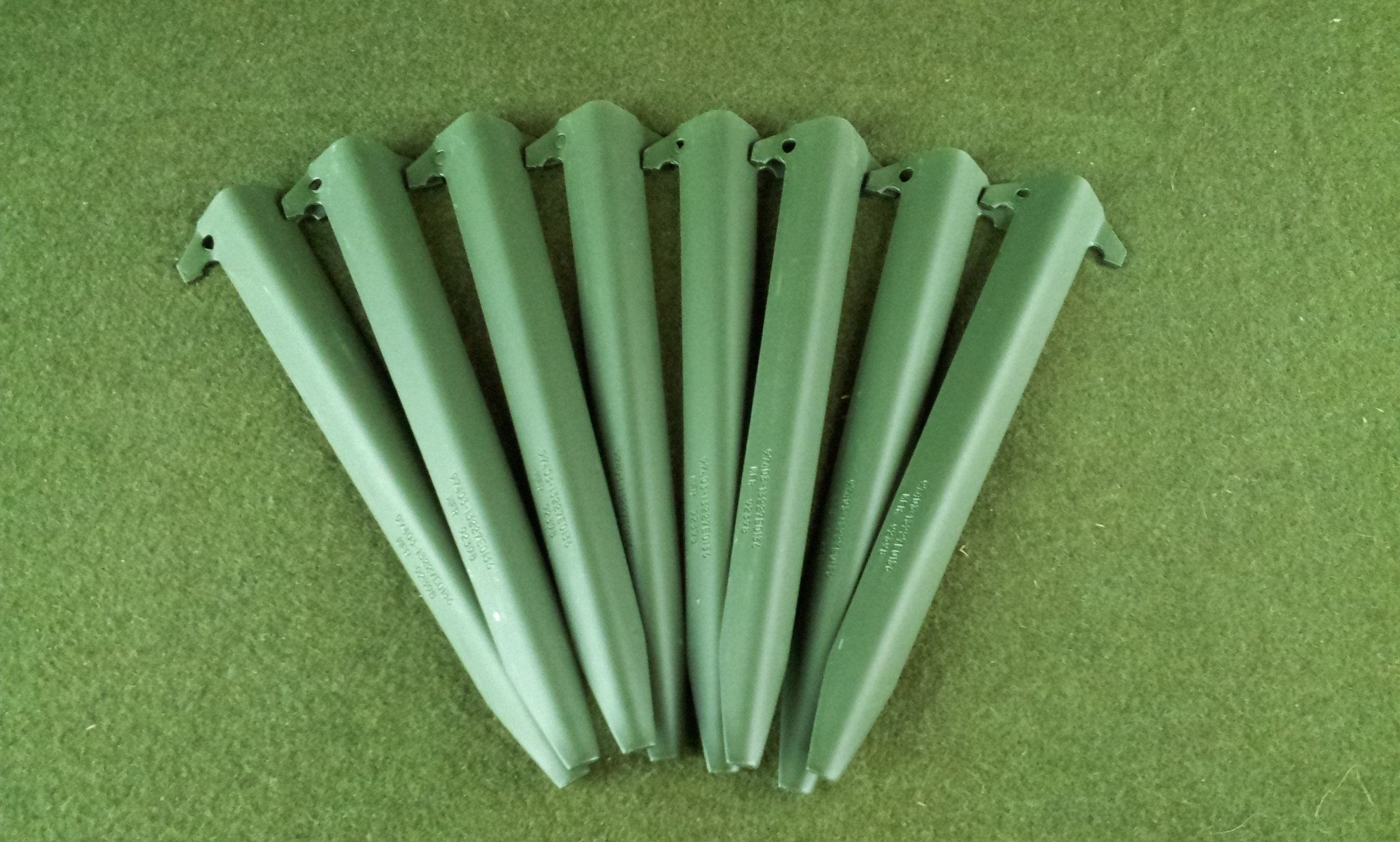 8 Military 12 Aluminum Tent Stakes New Ebay