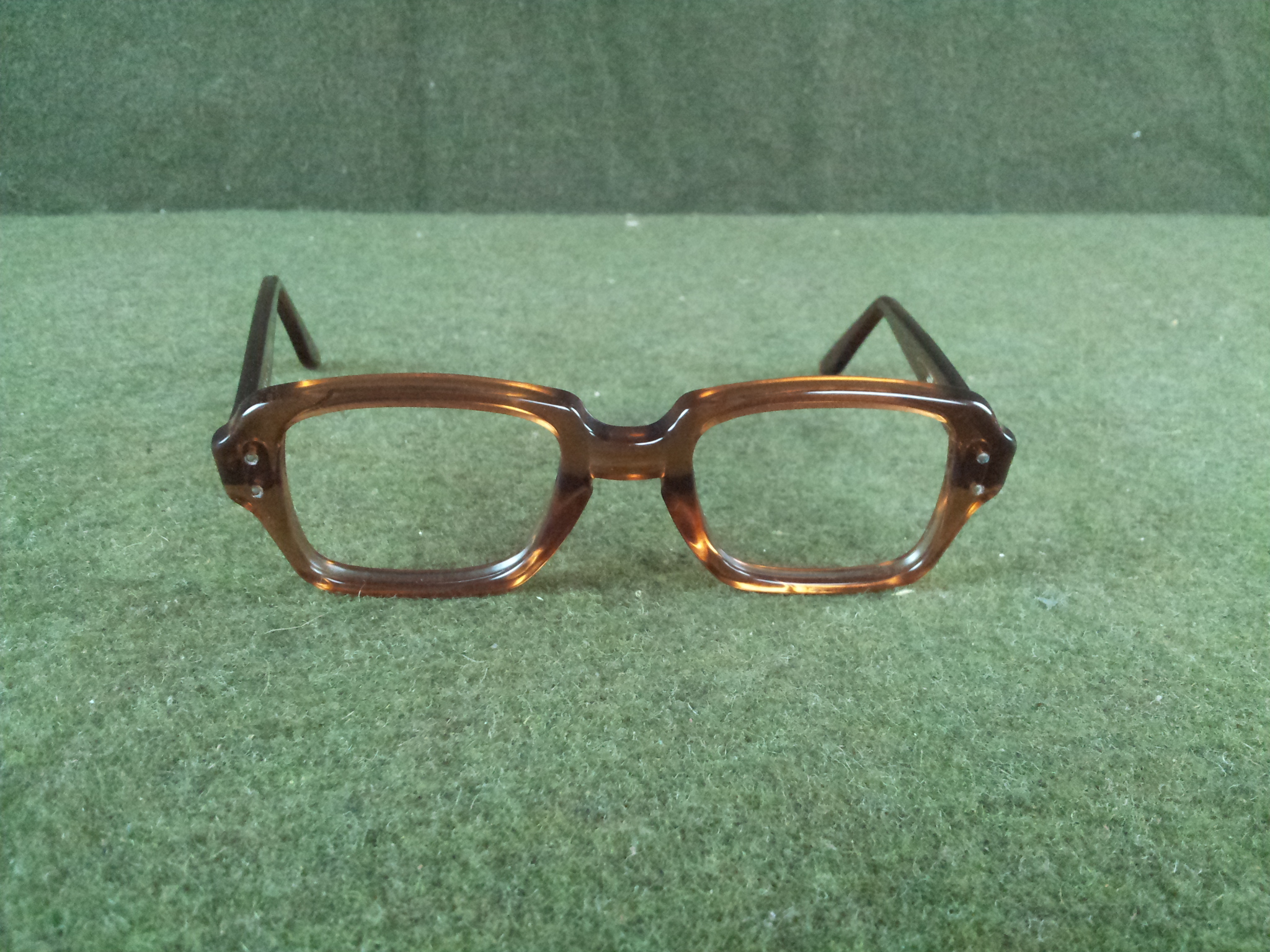 Military Issue USGI S9 Male Amber/Brown Eyeglasses Frames NOS Many Sizes