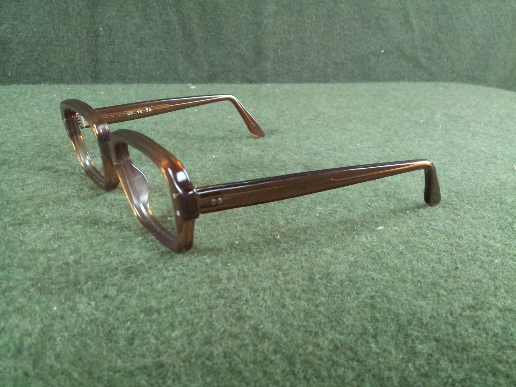 Military Issue USGI S9 Male Amber/Brown Eyeglasses Frames NOS Many Sizes