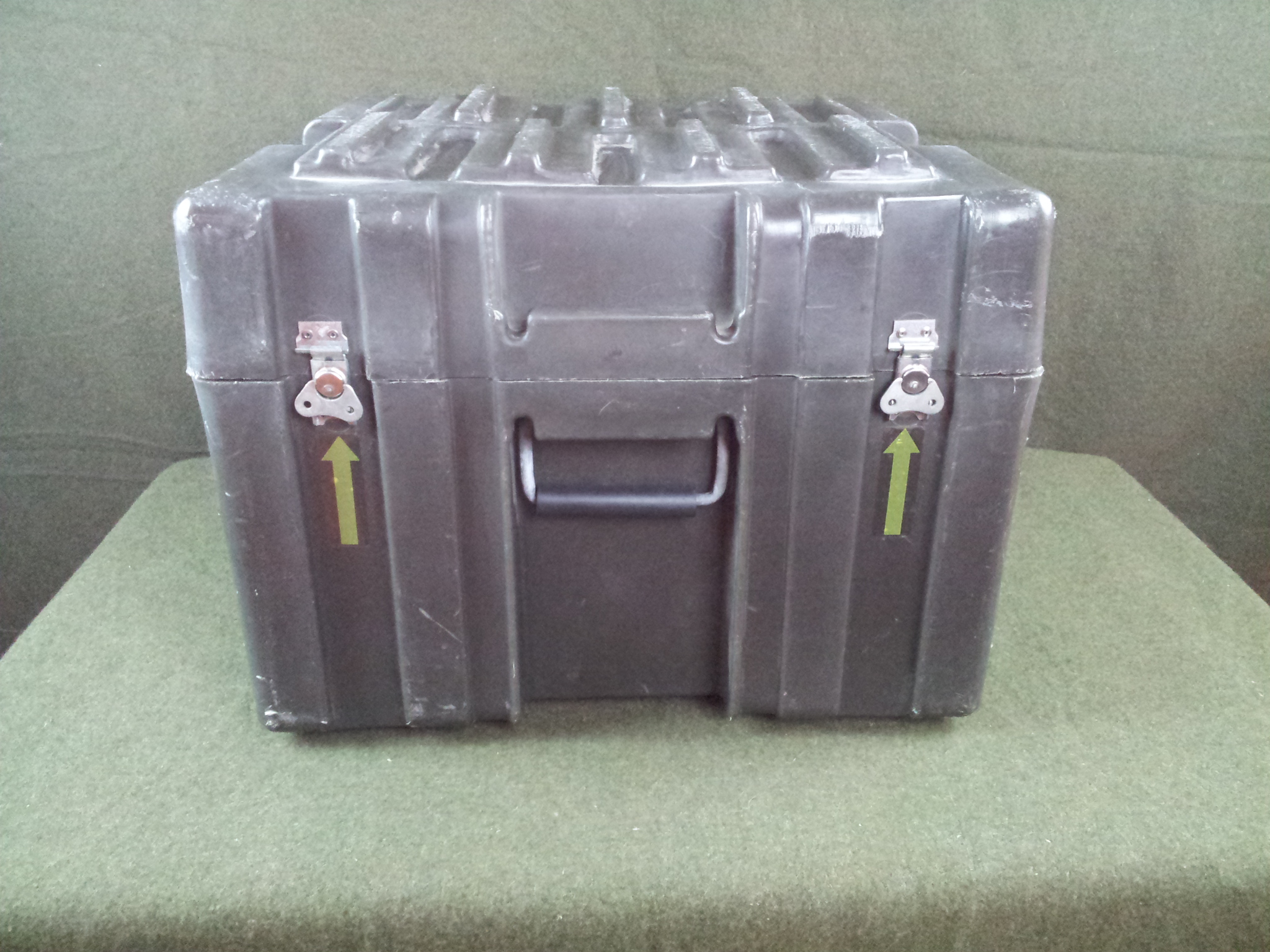 Military Issue Plastic Water Tight Storage Chest 19.25" x 19.25" x 15.5