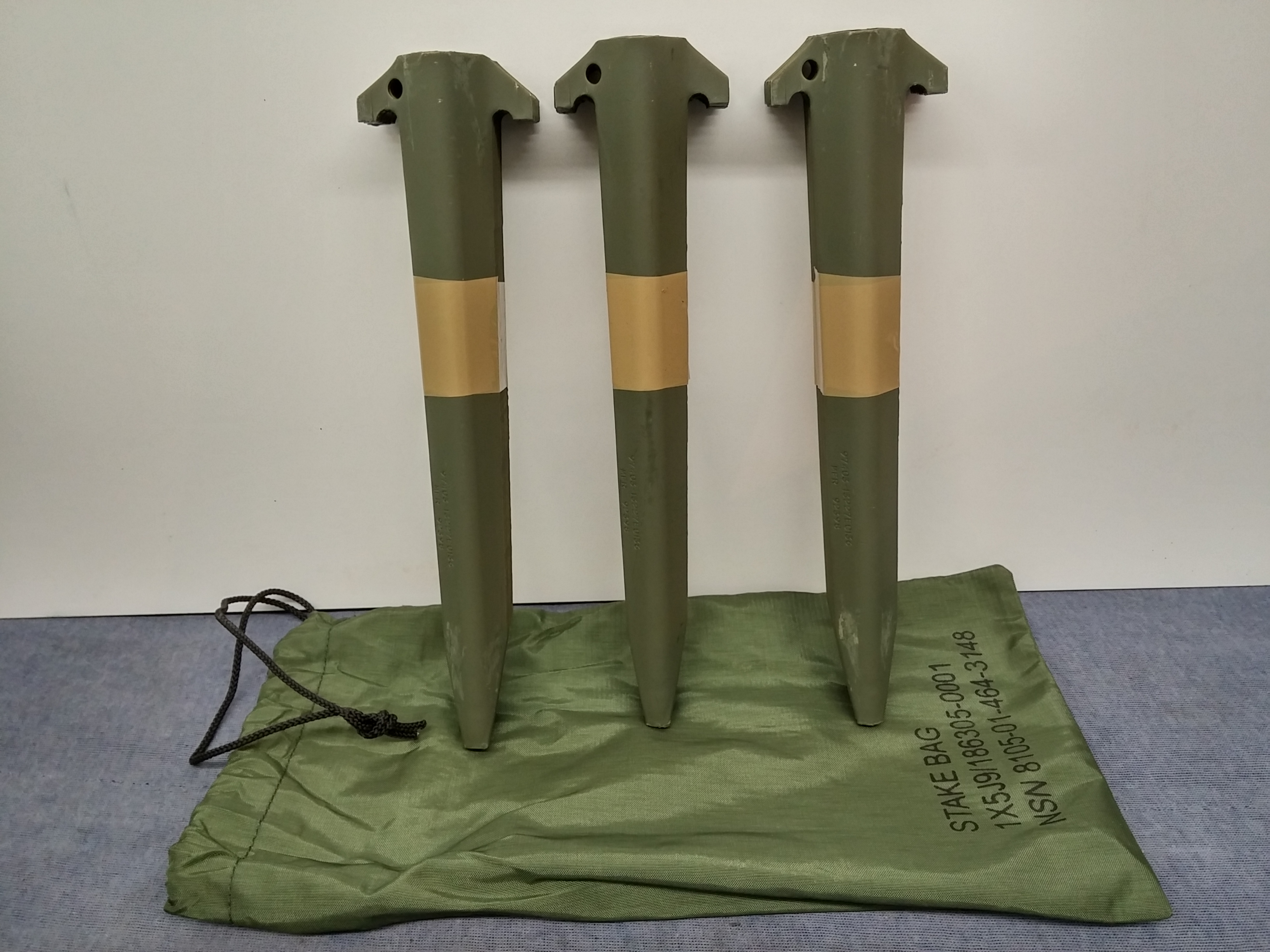 New 24 Military 12 Aluminum Tent Stakes With Bag