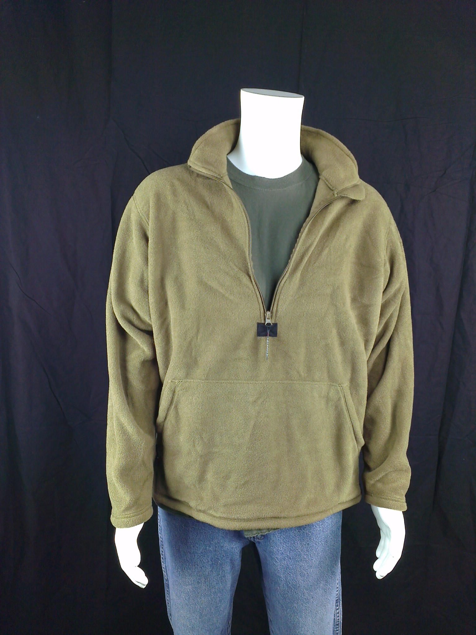 peckham usmc grid fleece pullover