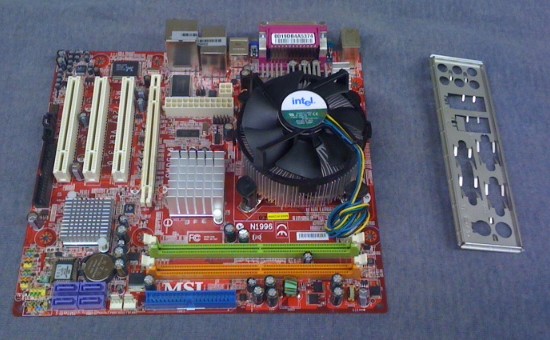 MSI MS 7267 Motherboard + Pentium D 3.4Ghz CPU + Fan MS 7267  